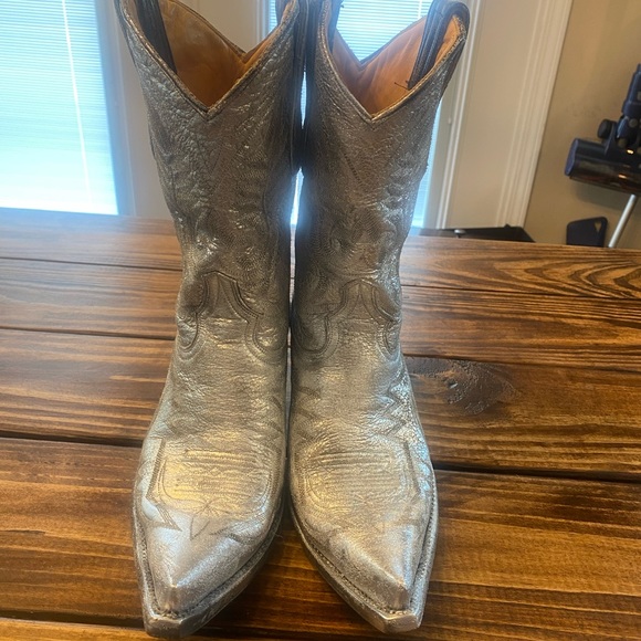 Old Gringo Silver Distressed Cowboy Boots!!! - Picture 10 of 10